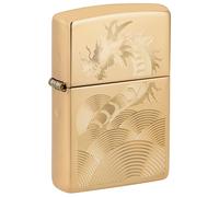Zippo accendino Special Limited Edition 46822 drago oro inciso auto engrave