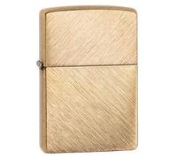 Zippo Accendino tascabile in ottone a spina di pesce