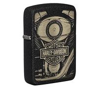 Zippo Accendino tascabile nero Harley-Davidson Engine 1941 Replica