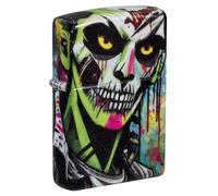 Zippo Accendino tempesta - Punk Zombie 540°, Color Image - Ricaricabile - Riutilizzabile - Design antivento - Confezione regalo - Made in USA