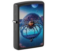 Zippo Accendino tempesta - Spider in Bubble Design - Nero opaco - Colour Image - Ricaricabile - Design antivento - Confezione regalo - Made in USA