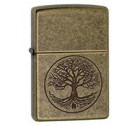 Zippo Albero della Vita Regular Lighter - Ottone Anticato - NUOVO