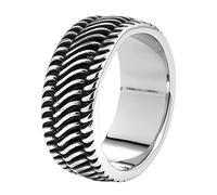 Zippo - Anello per pneumatici - Anello di montaggio, Reifendesign, in versione grande, in hochwertiger Geschenkbox, Misura unica, Metallo, 0