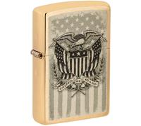 Zippo Antivento Ricaricabile Made In Usa AMERICAN eagle