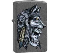 Zippo Antivento Ricaricabile Made In Usa Grigio 29863