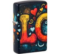 Zippo Antivento Ricaricabile Made In Usa love art