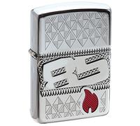 Zippo Armor Coty 85th Anniversary, Accendino Antivento Unisex-Adulto, Finitura cromata Lucida, Taglia Unica