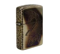 ZIPPO Armor Karakusa Fish 5 lati incisione / accendino ZIPPO