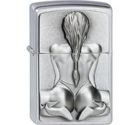 Zippo Benzina Accendino Kneeling Ragazza - Donna Sexy - Antivento - Originale