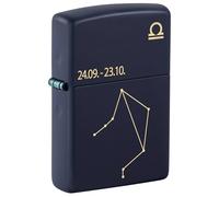 Zippo Blu navy opaco laser Libra 60006938