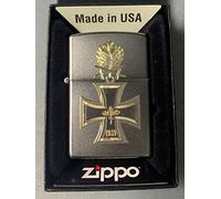 Zippo Croce del Cavaliere 1939 Spade Foglie di quercia Nuovo - Militaria