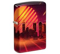 Zippo Cyber City Design 540 Color Matte Pocket Lighter