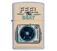 Zippo Feel the Beat Music Design - Accendino in ottone, 5,83,81,2