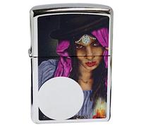 Zippo Fortune Teller-Accendino Tascabile, Unisex, Colore: Cromo Uomo, Finitura cromata Lucida