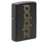 Zippo FUORI CATALOGO Logo Design Accendino Antivento Ricaricabile Lighter