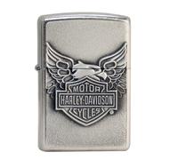 Zippo H-d Iron Eagle Harley Devidson Placca Grigio 20230