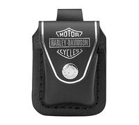 Zippo Harley-Davidson Feuerzeugtasche, Schwarz, Borsa Accendino Unisex, Nero