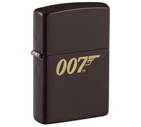 Zippo James Bond, Brown, Accendino laser Engrave - Ricaricabile - Riutilizzabile - Design antivento - Confezione regalo - Made in USA