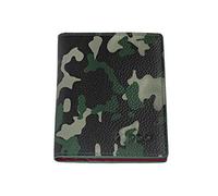 Zippo Leather credit card holder Porta carte di credito 10 centimeters Verde (Green Camouflage)