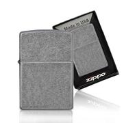 Zippo Antique Silver Plate Lighter, Argento, One Size