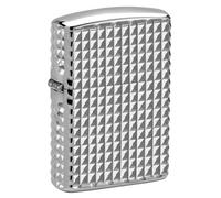 Zippo Lighter Armor 60006898 - Custodia cromata lucida con incisione profonda su 8 lati, confezione regalo