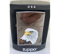 Zippo lighter bald eagle burnished finish 2005 accendino nuovo