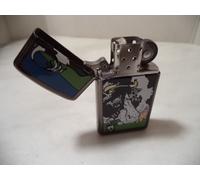Zippo LIGHTER BARRETT SMYTHE COW SLIM D FACE BRUNITO AGE 1994 NUOVO