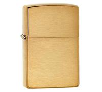 Zippo Armor Brushed Brass Pocket Lighter, Ottone, Gold, One Size
