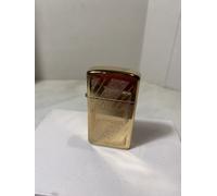 ZIPPO LIGHTER BRASS VINTAGE 3422 SLIM GP SWIRL NUOVO NEW AGE 1994