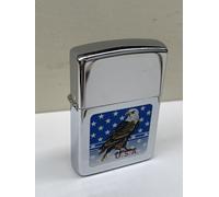 ZIPPO LIGHTER EAGLE STARS & STRIPES NEW 1995 ACCENDINO NUOVO