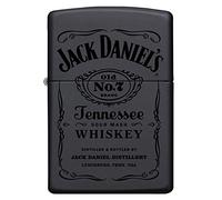 Accendino Zippo 60001369 Jack Daniel's Accendino A Benzina Nero Opaco
