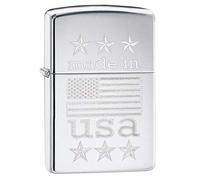 Zippo lighter MADE IN USA WITH FLAG
