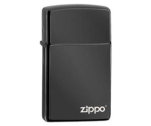 Zippo Lighter, Metal, Black, One Size