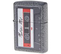 Zippo Lighter, Metal, Grey, One Size