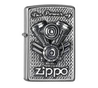 Zippo Lighter, Ottone, Silver, One Size