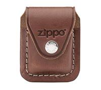 Zippo Lighter Bag with Clip Brown, Leather, One Size