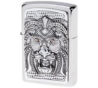 Zippo Lighter, Silver, One Size