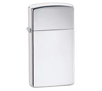 Zippo Cromati Lucidi Slim Plain Disegno Compatto Classic Accendino Antivento