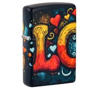 Zippo Love Mural Design 540 Accendino tascabile opaco