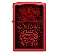ZIPPO Mayans ™©M.C., Color Image, Red Matte, ricaricabile, in confezione regalo di alta qualità