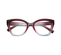 Zippo Occhiali da Lettura Montature dal Design Originale e Accattivante | Ideali per Uomo e Donna | Diottria +3.00 | Color Rosso e Bianco