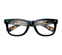 Zippo Occhiali da lettura Montature design originale Unisex Diottria +2.50 Nero Aste Demi