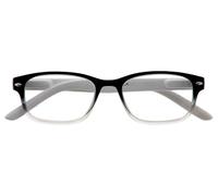 Occhiali da Lettura Zippo®, Realizzati con Montatura dalle Linee Morbide, Ideale per Uomo e Donna, Diottria +1.00, Color Nero Sfumato
