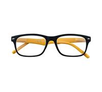 Occhiali da Lettura Zippo®, Realizzati con Montatura dalle Linee Morbide, Ideale per Uomo e Donna, Diottria +3.00, Aste Color Giallo