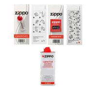 Zippo Original Sets Accendino Fluido Flints Wick Wick Feltro di cotone