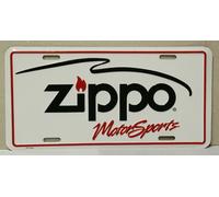 Zippo Originale Carplate Targa Motorsports Bianco Serie 4