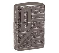 Zippo Originale Made in USA Accendino Antivento Armor Black Ice 46312