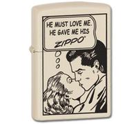 Zippo Originale Ricaricabile Accendisigari Fumetto Striscia #22 Nuovo Box Rare