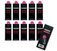 BENZINA PER ACCENDINI ZIPPO SET 10x ZIPPO BENZINA ORIGINALE Benzina OGNI 125 ml 1x 6 pezzi FLINSTONES