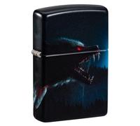 Zippo Ricaricabile Antivento Made In Usa Nel Box Regalo 48923 licantropo luna